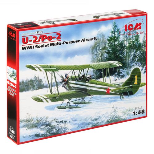 Model Kit Aircraft - U-2/Po-2 WWII Soviet Multi-Purpose Aircraft 1:48 slika 1