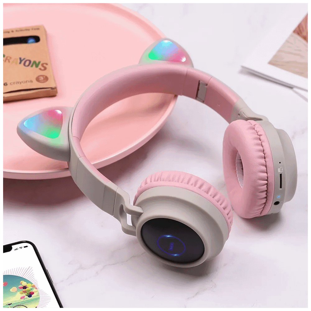hoco. Slušalice bežične, Bluetooth - W27 Cat Ear Gray slika 4