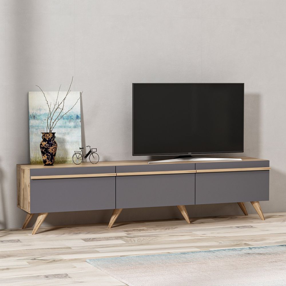 TV Stalak Amsterdam - Antracit slika 2