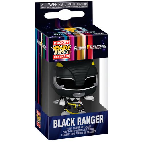 Pocket POP Keychain Power Rangers 30th Anniversary Black Ranger slika 2