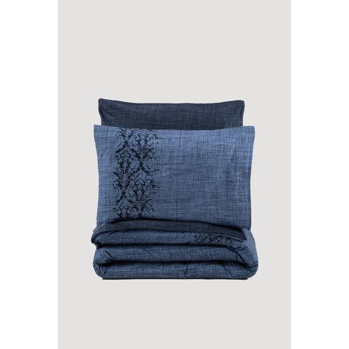 L'essential Maison Sooty - Denim Blue Denim Blue Ranforce Double Quilt Cover Set slika 3