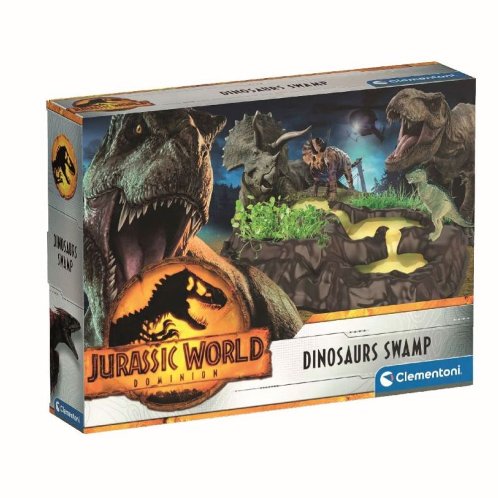 Clementoni Kreativni set Jurassic World Dinosaurus Swamp slika 1