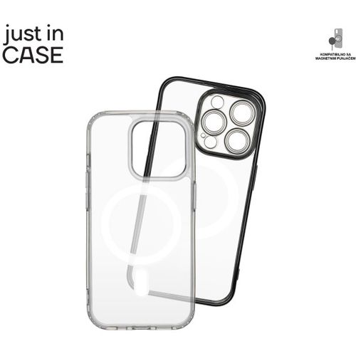 2u1 Extra case MAG MIX paket CRNI za iPhone 15 Pro slika 2