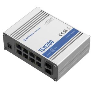 Teltonika TSW200 Industrial Gbit Ethetnet PoE+ Switch