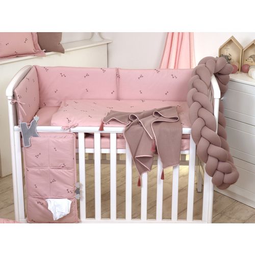 Amy posteljina set 2 elem. Pure Rose (za krevetić 120x60 cm) slika 4