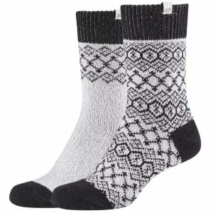 Skechers casual cozy jacquard 2ppk socks sk41047-9202