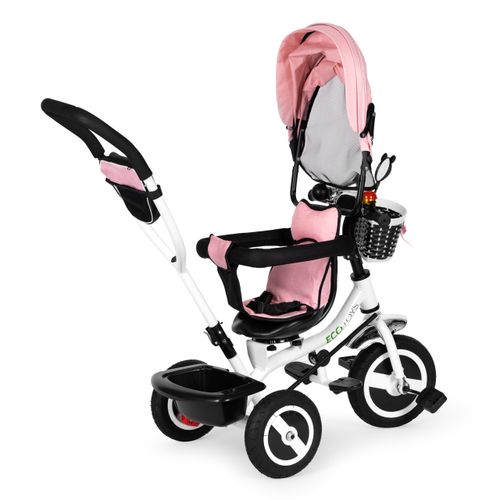 Ecotoys tricikl, pink  slika 4