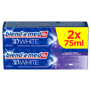 Blend a Med pasta za zube 3DW Classic fresh 2x75ml