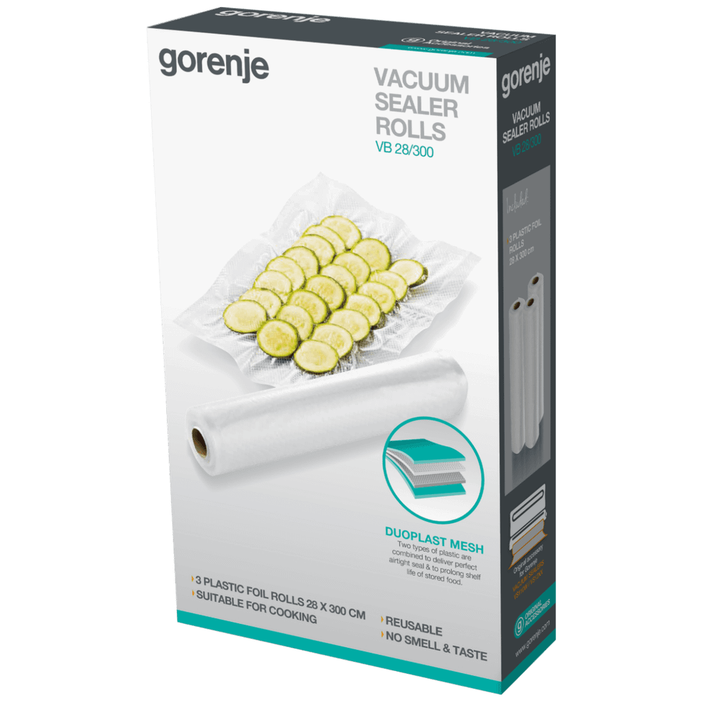 Gorenje Kese za vakumiranje (folija), 280 x 3000 mm, 2 kom. - VB28/300 slika 2