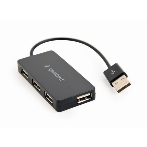 Gembird UHB-U2P4-04 4-port USB2.0 hub, black slika 1