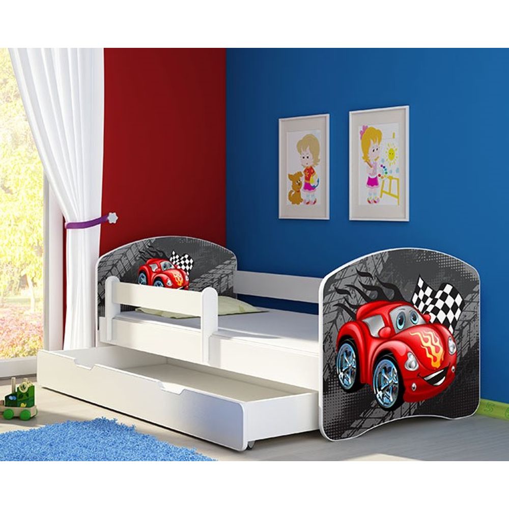 ACMA Dječiji krevet Acma II sa ladicom White - 160x80cm - Dezen 05 slika 1