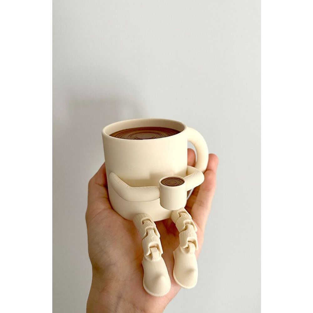 Trinket set (3 pieces) Coffee Corner, colours: cream, grey, brown slika 3