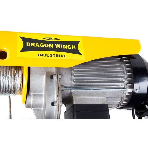 Dragon električna dizalica - industrijsko vitlo DWI 400/800 kg, 230 V, čelična sajla 12m/6m slika 4