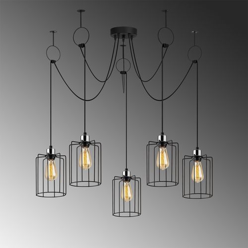 Tel - 6621 Black Chandelier slika 4