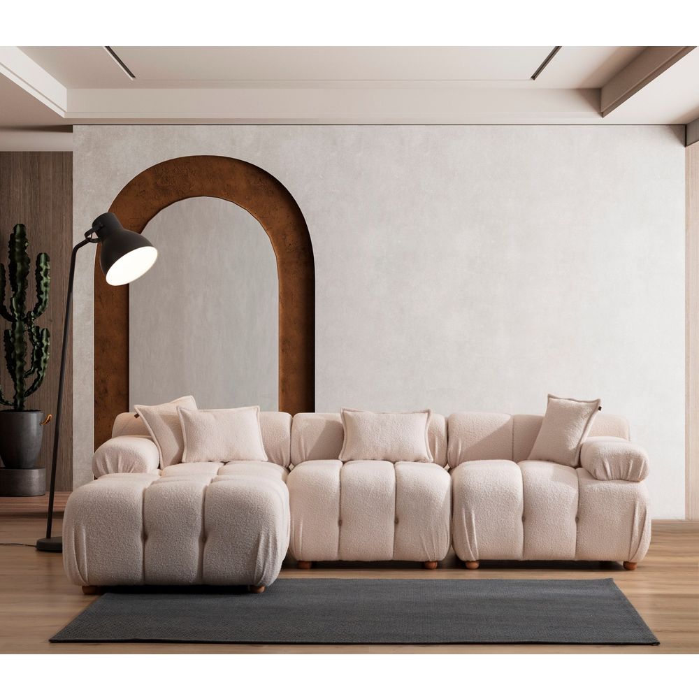 Bellini - Krem Kutić Sofa slika 8