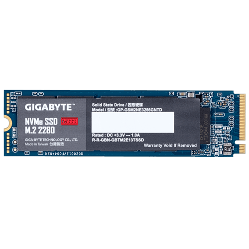 Gigabyte GP-GSM2NE3256GNTD SSD 256GB M.2 PCIe Gen3 x4 NVMe  slika 1