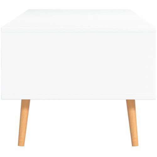 Stolić za kavu bijeli 100 x 49,5 x 43 cm od iverice slika 5