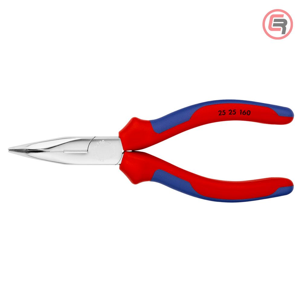 Knipex Kliješta Poluokrugla Špicasta Kriva 160mm – 25 25 160 slika 3