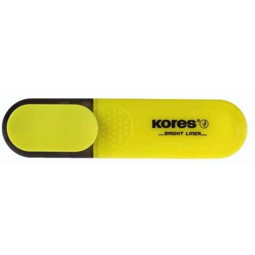 Tekstmarker Kores, Bright Liner, 0,5-5 mm, žuti slika 2