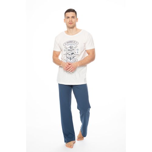 Dvodijelna muška pidžama s dugim hlačama slika 9