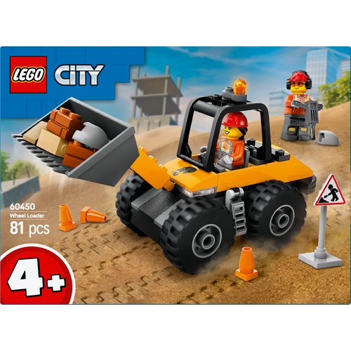 LEGO® CITY 60450 Žuti građevinski utovarivač s kotačima slika 5