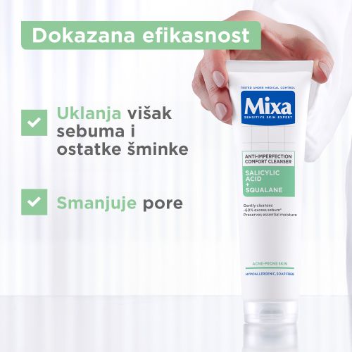 Mixa gel za čišćenje lica protiv ​nepravilnosti  slika 6