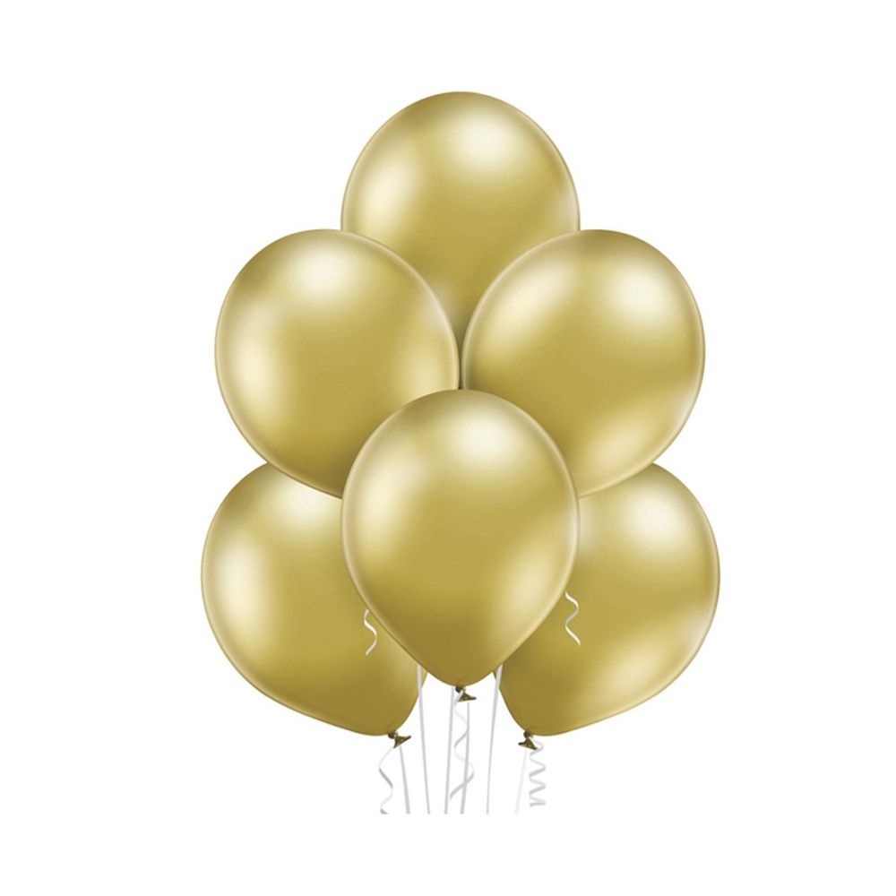 GG04-600-03 Balon Sjajno Zlatno 30cm, 100kom slika 1