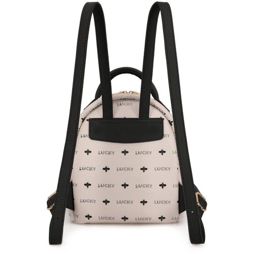 Lucky Bees Ženski ruksak ELLIE krem crno, 338 - Cream, Black slika 3