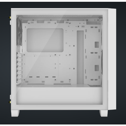 Kućište CORSAIR 3000D AIRFLOW Mid-Tower Gaming ATX kaljeno staklo bez napajanja bela slika 7