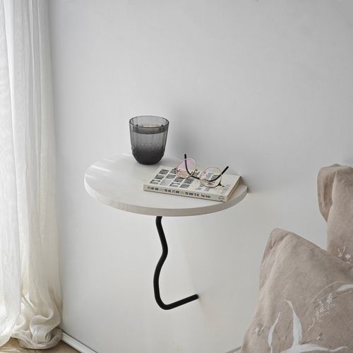 Leo - Black, White Black
White Wall Shelf slika 7