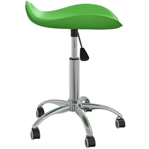 Salonski stolac od umjetne kože zeleni slika 29