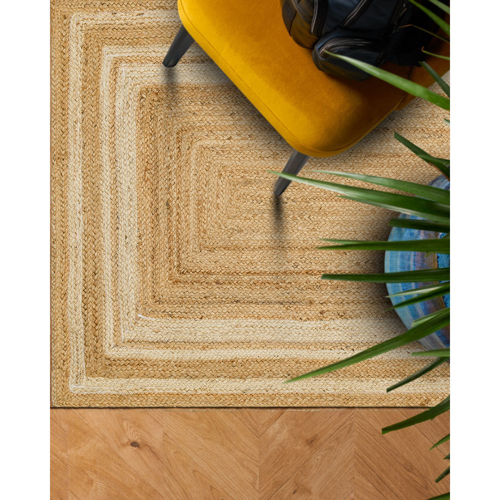 Ech 10 - Prirodni, Bijeli Bež Tepih za Hodnik (80 x 200 cm) slika 1