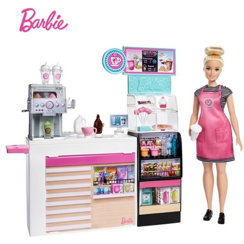 Barbie set za igru - Coffee Shop slika 1