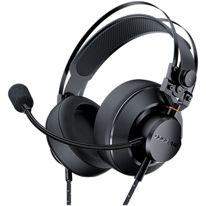 Cougar I VM410 I 3H550P53B.0002 I Headset I 53mm Driver / 9.7mm noise cancelling Mic. / Stereo 3.5mm 4-pole and 3-pole PC adapter / Suspended Headband / Black