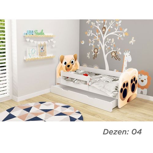 Dečiji krevet ACMA VII ANIMALS 180x80 F + dusek 7 cm4 slika 1