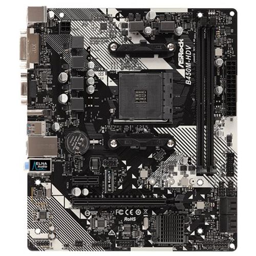 ASRock matična ploča B450M-HDV R4.0 AM4 Socket slika 1