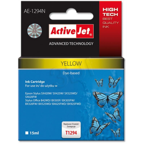 ActiveJet žuta tinta Epson T1294 slika 1