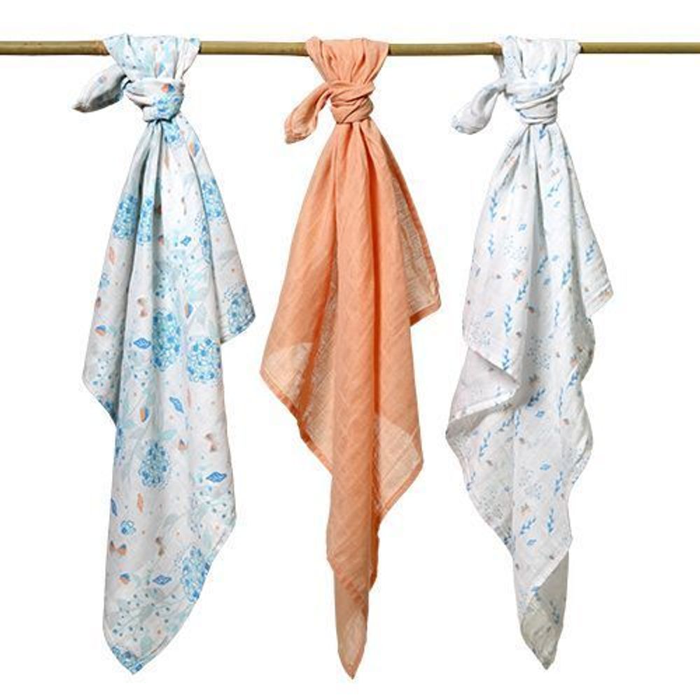 348/09 muslin pelene narančaste 3 kom slika 5