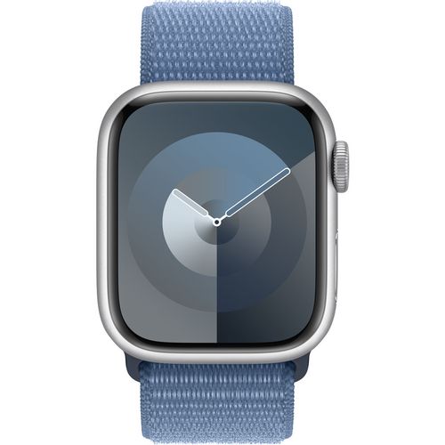 Apple Watch S9 GPS (MR923SE/A) 41mm Silver with Winter Blue Sport Loop pametni sat slika 2