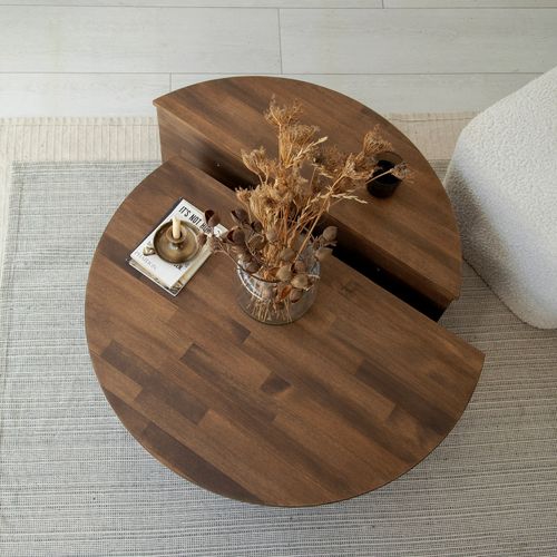 Neptune - Walnut Walnut Coffee Table Set slika 3