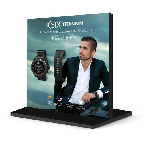 KSIX, smartwatch Titanium, AMOLED 1,43” zaslon, 2 remena, 5 dana aut., crni slika 10