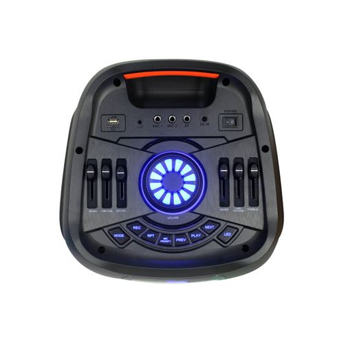 MANTA karaoke, 120W, FM, BT, disco ef, baterija, daljin, bež. mikrof SPK5310PRO slika 2