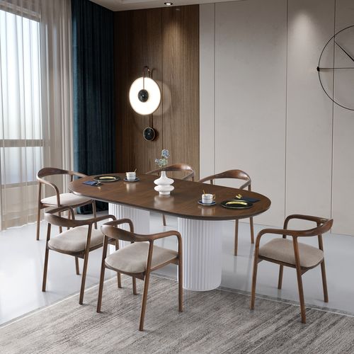 LI - 931 Walnut
White Dining Table slika 1