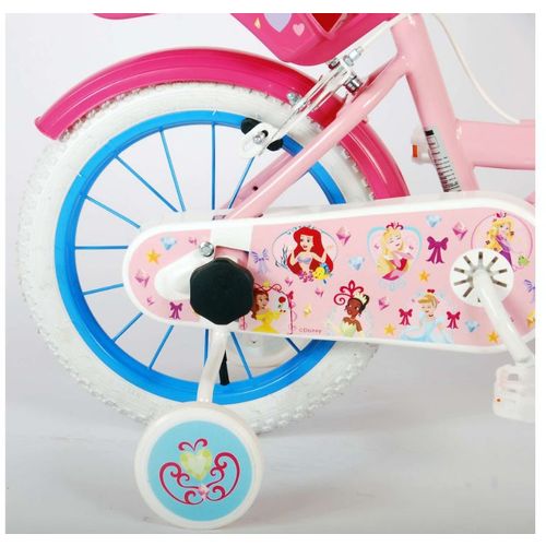 Dječji bicikl Disney Princess 14" s dvije ručne kočnice rozi slika 4