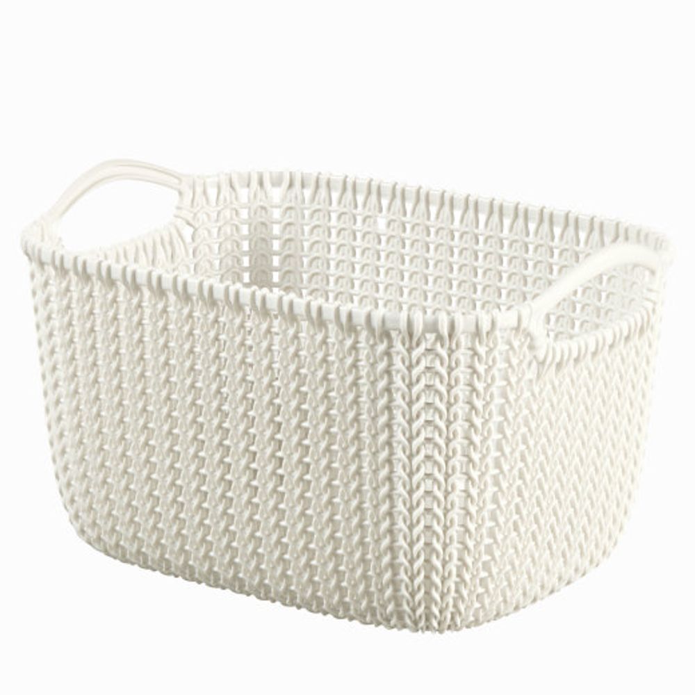 Knit Korpa za odlaganje 8L bijela slika 1