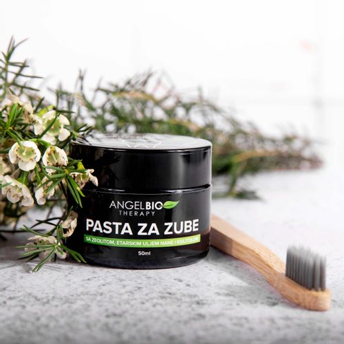 Angel Bio Therapy pasta za zube sa zeolitom, uljem nane i ksilitolom 50ml slika 2