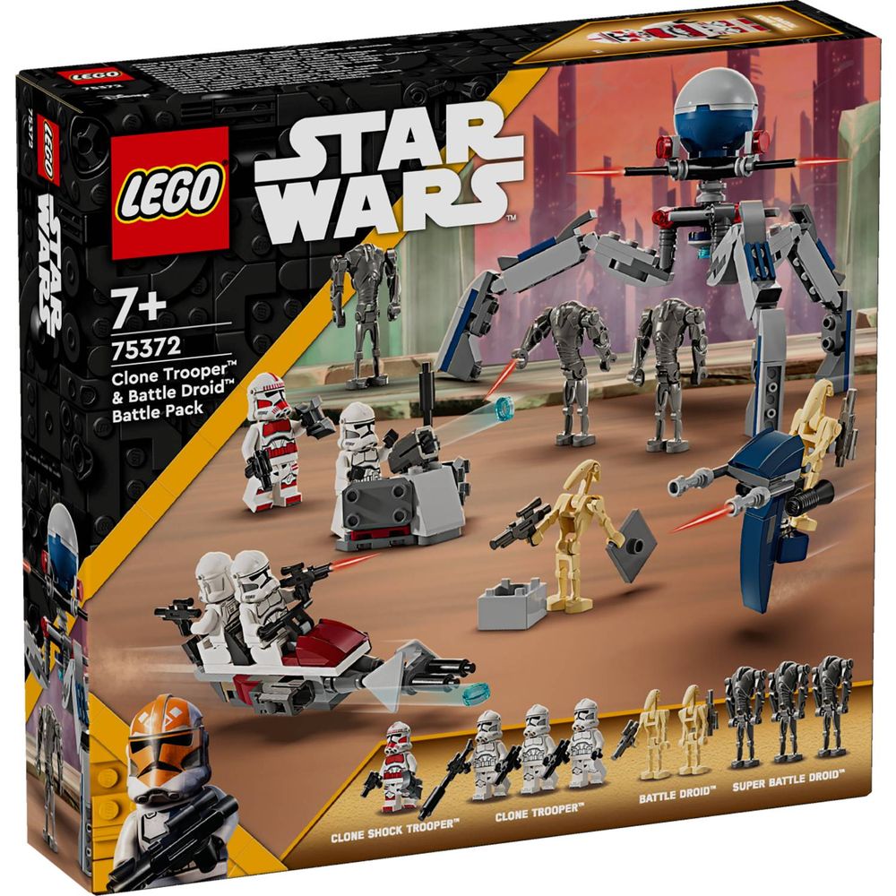 LEGO 75372 Clone Trooper & Batlle Droid - Borbeni komplet slika 1