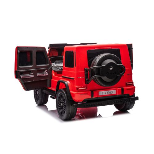 Licencirani auto na akumulator Mercedes G63 XXL 4x4 - dvosjed - crveni slika 8