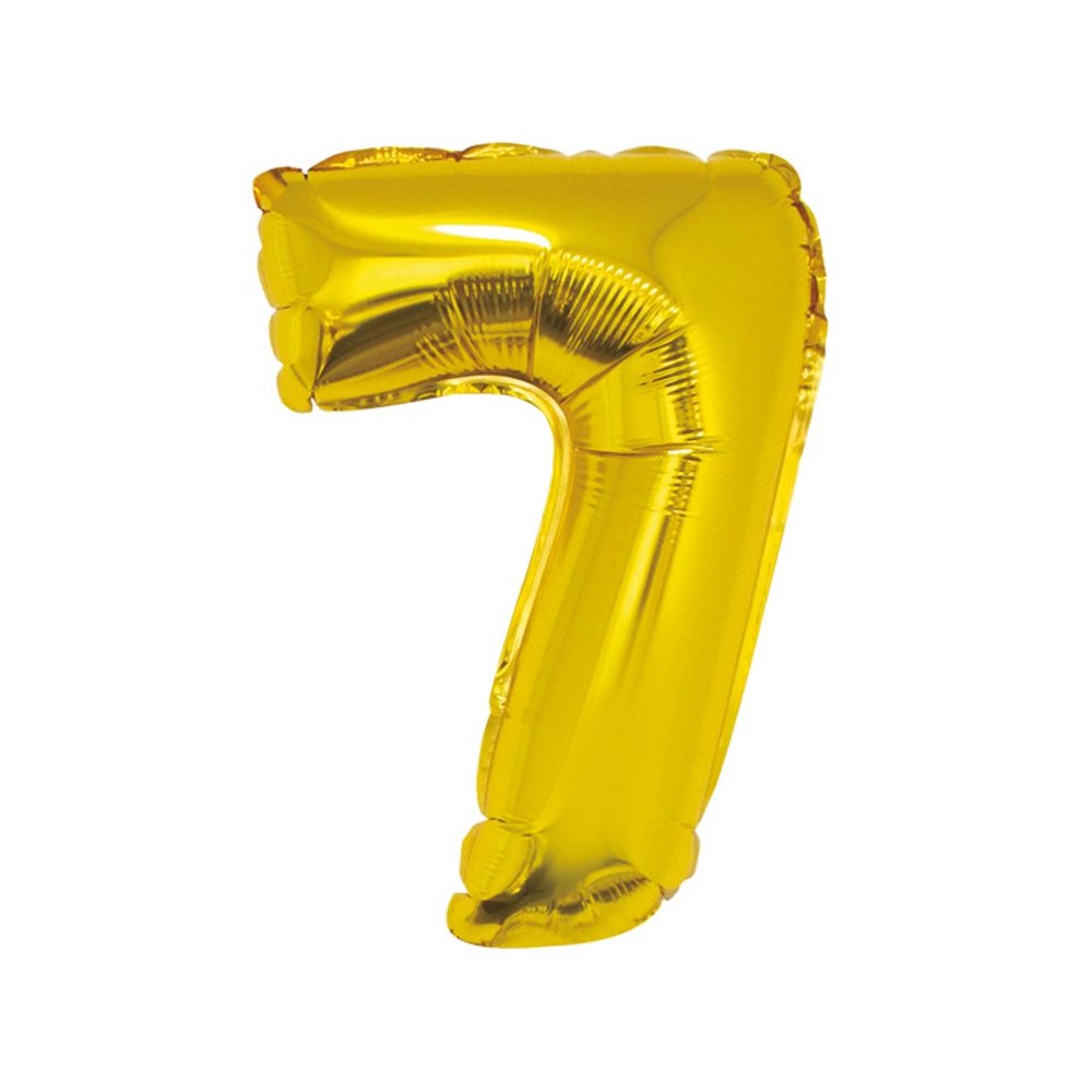 FG-C35Z7 Zlatni folijski balon 35 cm slika 1