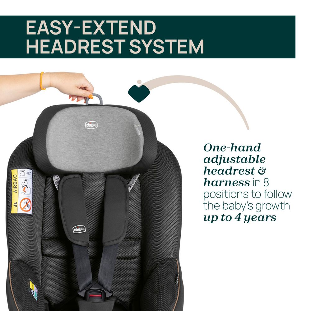 Chicco Rotirajuća autosjedalica Seat105 i-Size 360° (40-105cm) Isofix, Posh Black slika 3